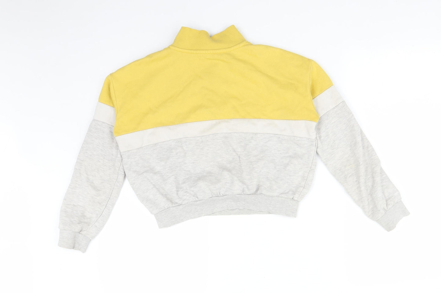 H&M Girls Multicoloured Colourblock  Pullover Sweatshirt Size 11-12 Years  - MAKE NEW MEMORIES
