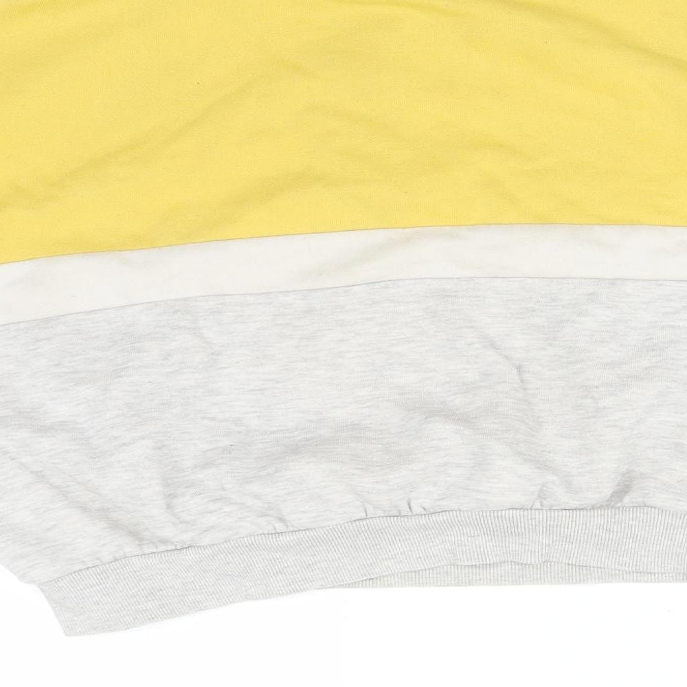 H&M Girls Multicoloured Colourblock  Pullover Sweatshirt Size 11-12 Years  - MAKE NEW MEMORIES
