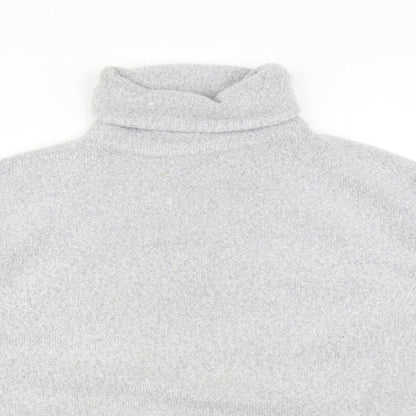 Womens UK Size M Wallis Silver Basic T-Shirt