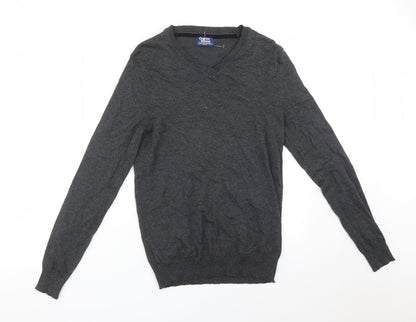 Mens UK Size S Charles Wilson Grey Pullover Sweatshirt