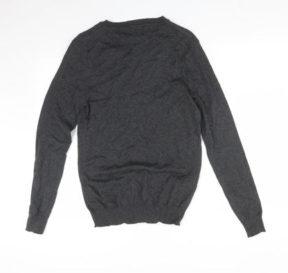 Mens UK Size S Charles Wilson Grey Pullover Sweatshirt