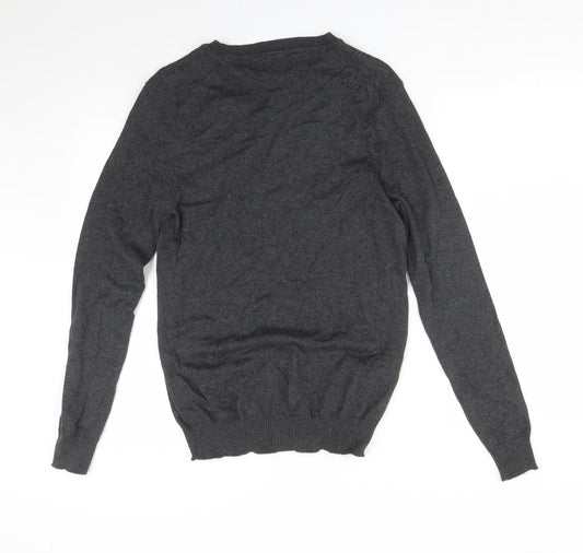 Mens UK Size S Charles Wilson Grey Pullover Sweatshirt