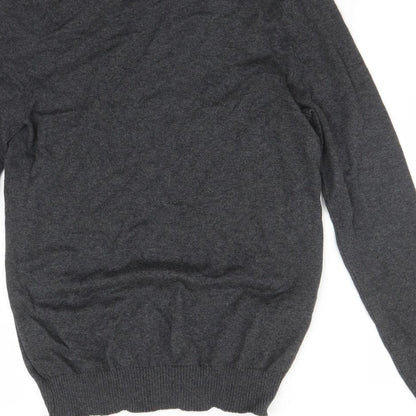 Mens UK Size S Charles Wilson Grey Pullover Sweatshirt