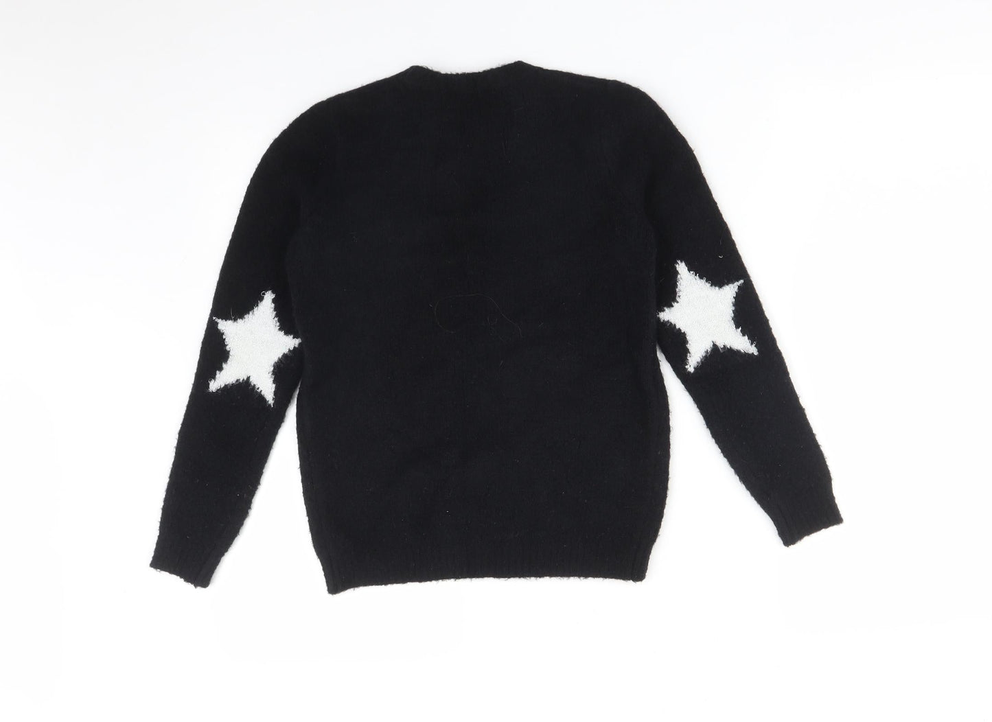 George Girls Black   Pullover Sweatshirt Size 9-10 Years  - WE ALL NEED TO SHINE