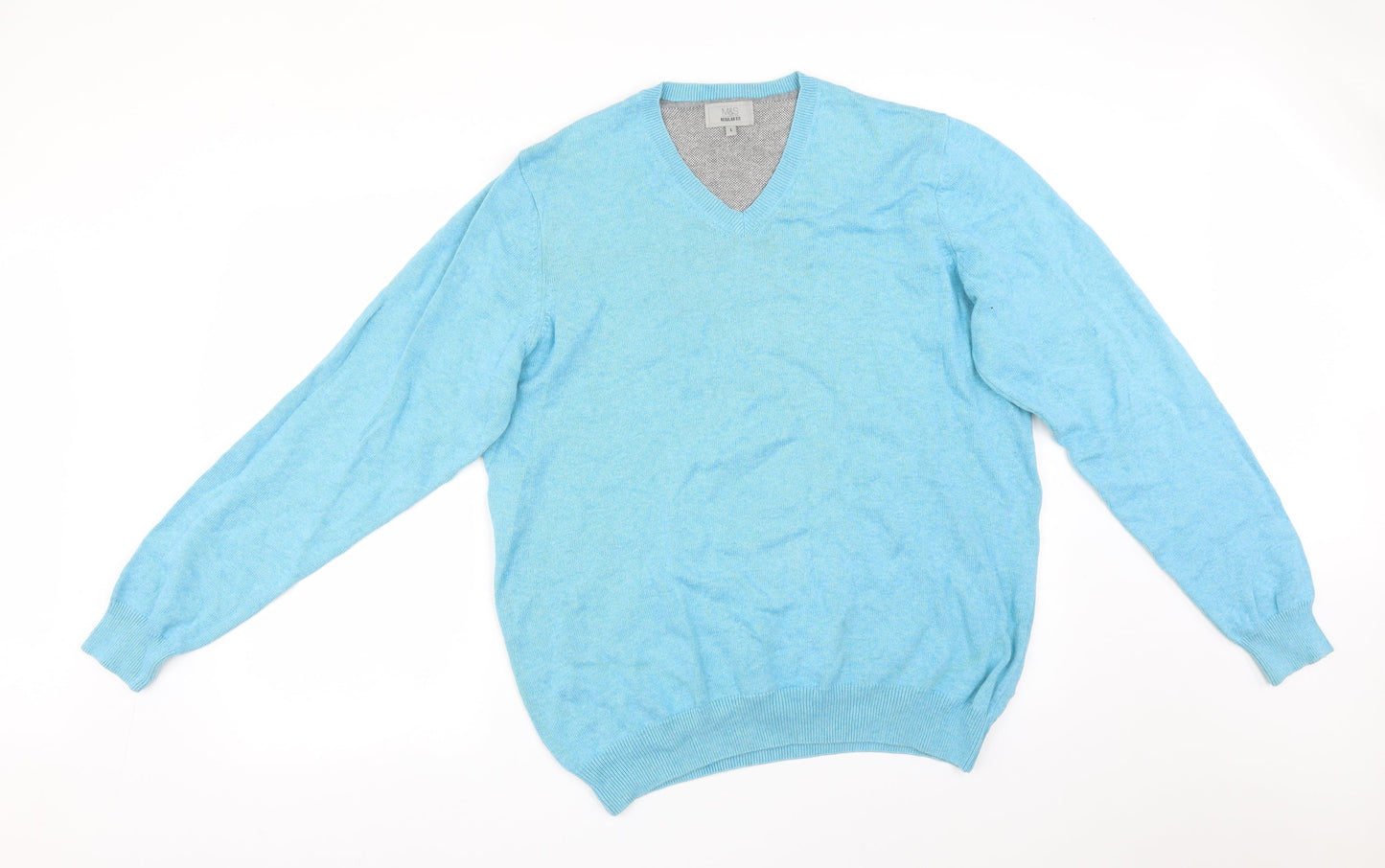 Mens UK Size L M&S Blue Pullover Sweatshirt
