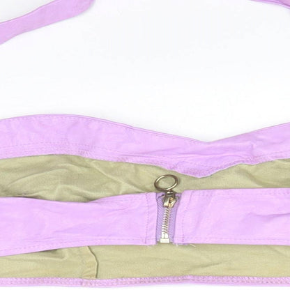 Womens UK Size L Preworn Purple Basic T-Shirt
