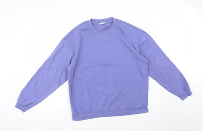 MONKL Womens Purple   Pullover Sweatshirt Size M