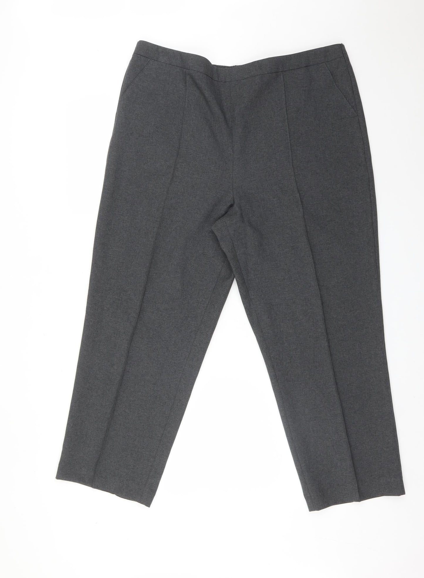 Womens UK Size 20 ISLE Regular Fit  Grey Trousers