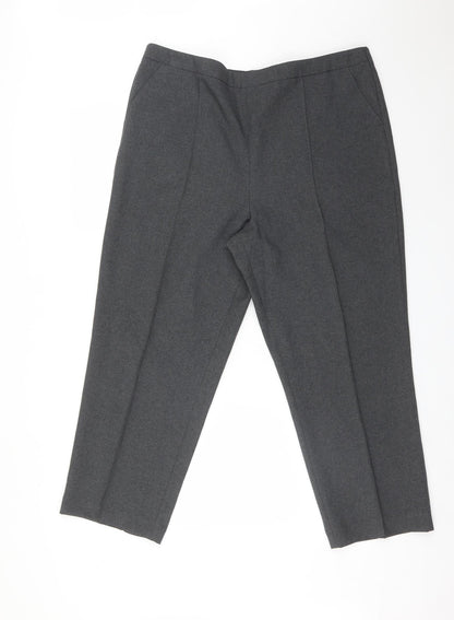 Womens UK Size 20 ISLE Regular Fit  Grey Trousers