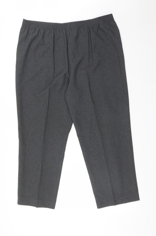 Womens UK Size 20 ISLE Regular Fit  Grey Trousers