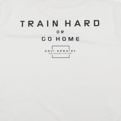 SPIRO Mens White   Basic T-Shirt Size M