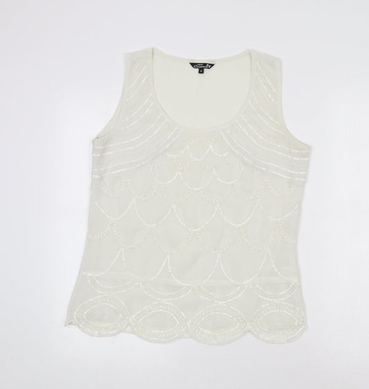 Papaya Womens Ivory   Basic Tank Size 12