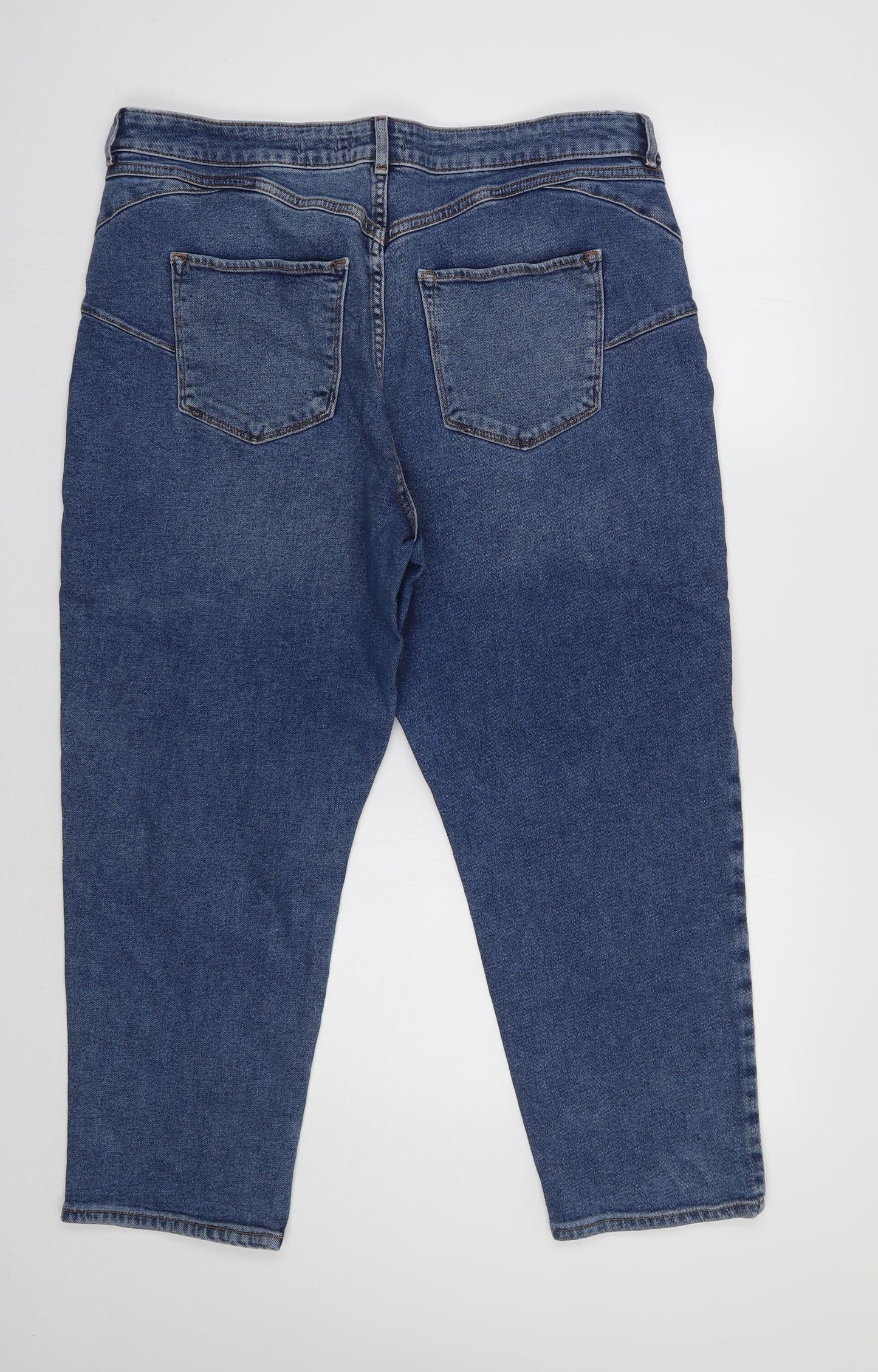 New Look Womens Blue   Mom Jeans Size 18 L27 in