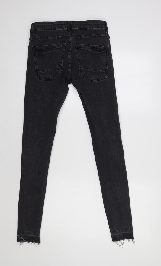 Brave Soul Womens Black   Skinny Jeans Size 28 L30 in