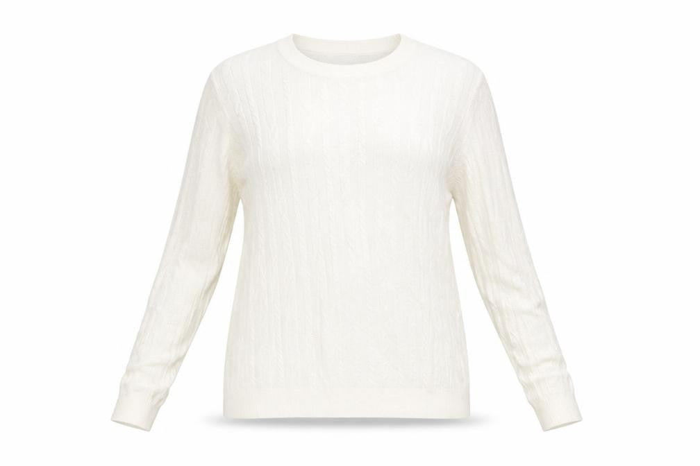 Womens UK Size 14 TU Ivory Pullover Jumper