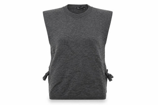 Womens UK Size S PINK Grey Pullover Jumper