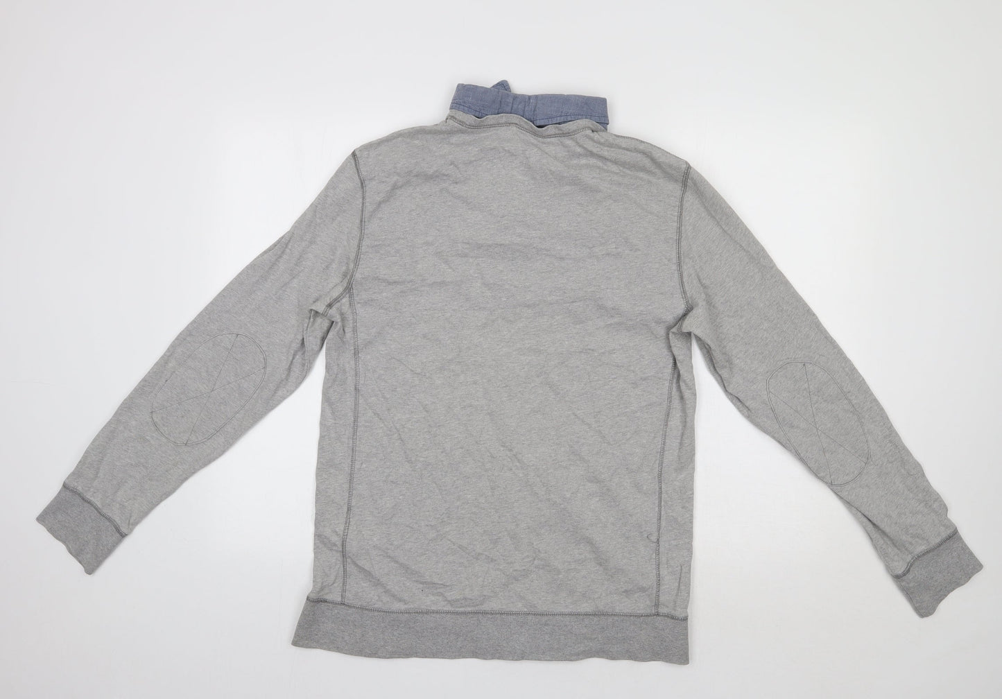 Mens UK Size M NEXT Grey Pullover Sweatshirt