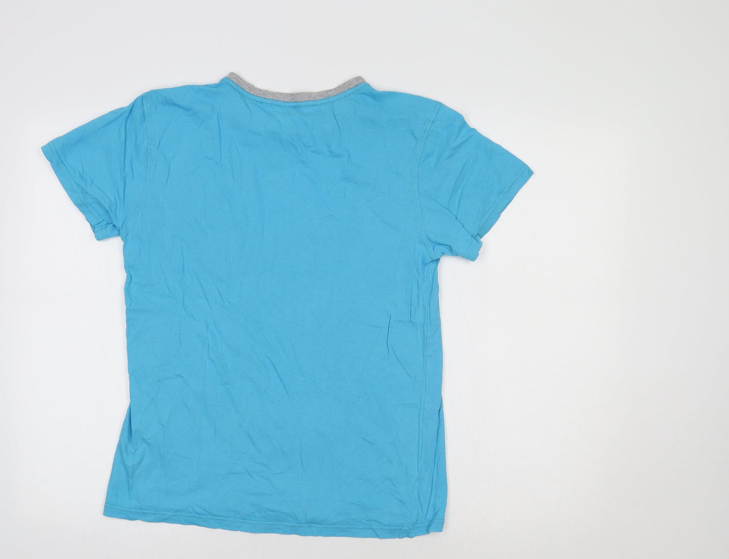 Motogear Womens Blue   Basic T-Shirt Size S