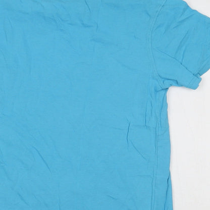 Motogear Womens Blue   Basic T-Shirt Size S