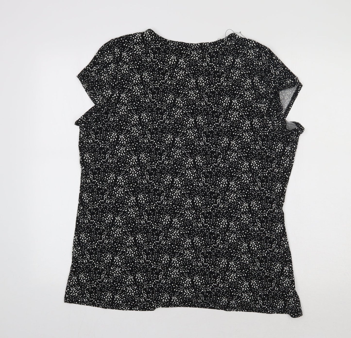 Womens UK Size 18 M&S Black Basic Blouse
