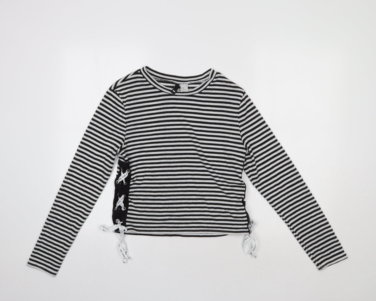 Womens UK Size M H&M Black Pullover Jumper