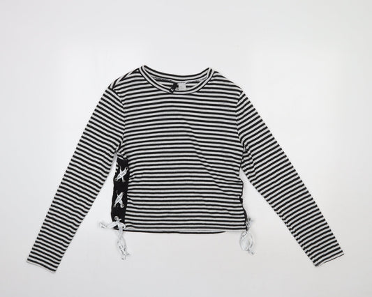 Womens UK Size M H&M Black Pullover Jumper
