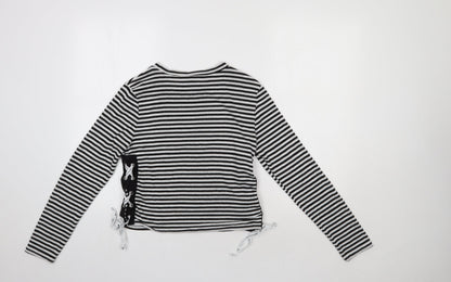 Womens UK Size M H&M Black Pullover Jumper