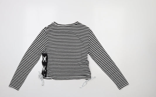 Womens UK Size M H&M Black Pullover Jumper