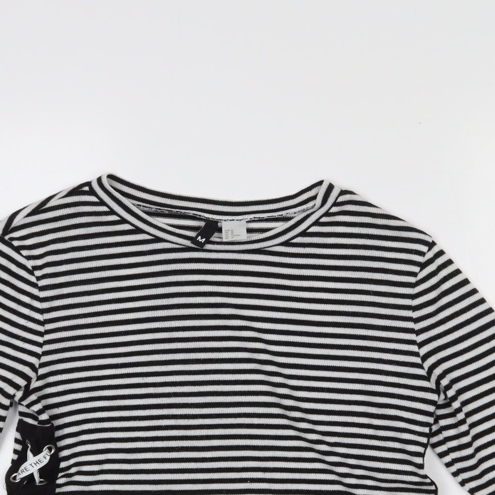 Womens UK Size M H&M Black Pullover Jumper