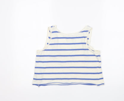 Womens UK Size 6 New Look Multicoloured Cropped Tank