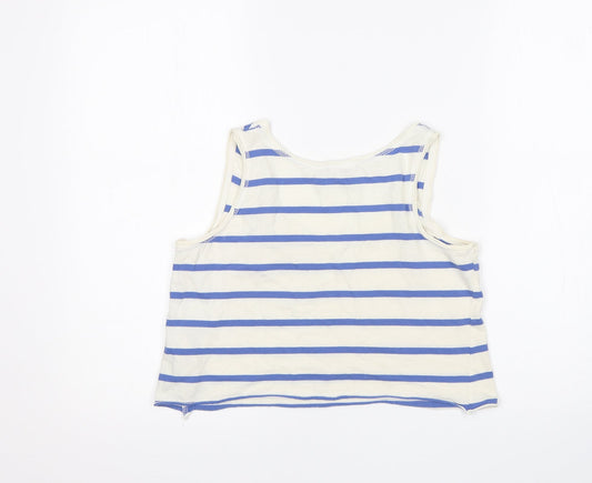 Womens UK Size 6 New Look Multicoloured Cropped Tank