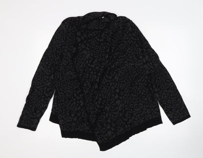 CC Womens Multicoloured Animal Print  Cardigan Jumper Size L
