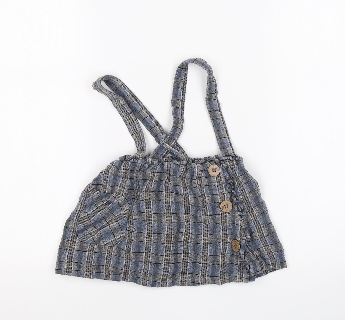 NEXT Girls Multicoloured Check  Skater Skirt Size 9-12 Months
