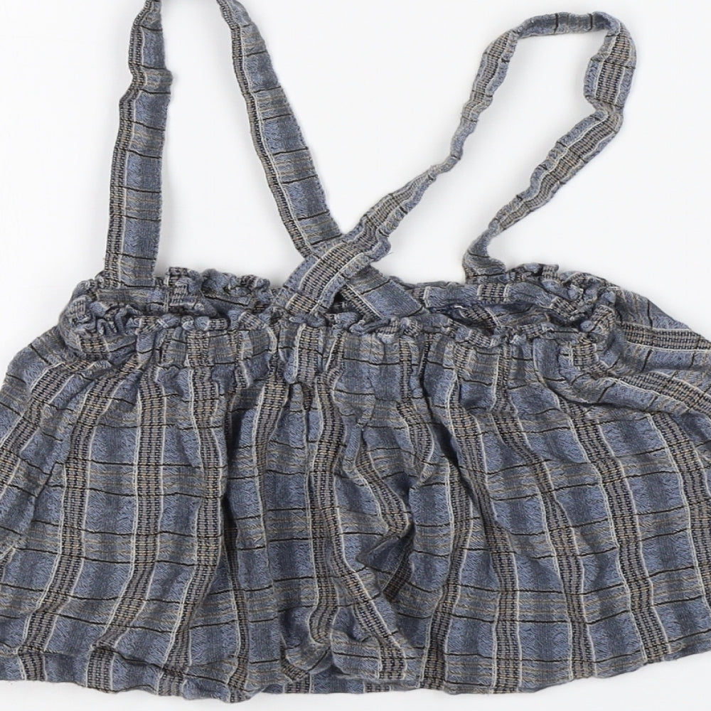 NEXT Girls Multicoloured Check  Skater Skirt Size 9-12 Months