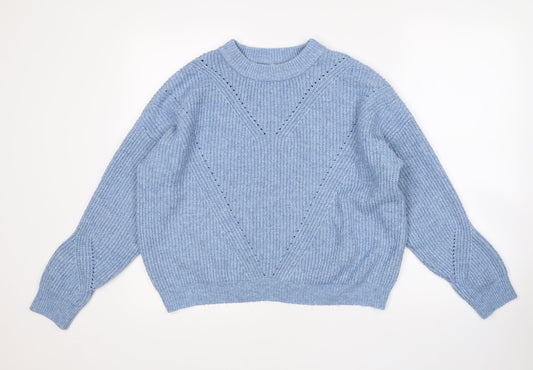 Primark Womens Blue   Pullover Jumper Size M