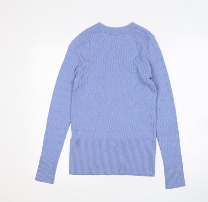 Womens UK Size 8 M&S Blue Pullover Jumper