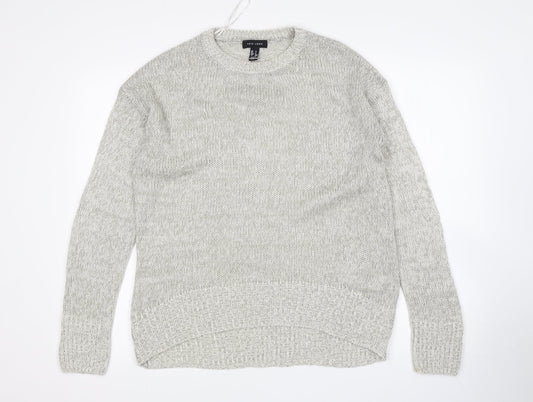 Womens UK Size S New Look Grey Pullover Jumper