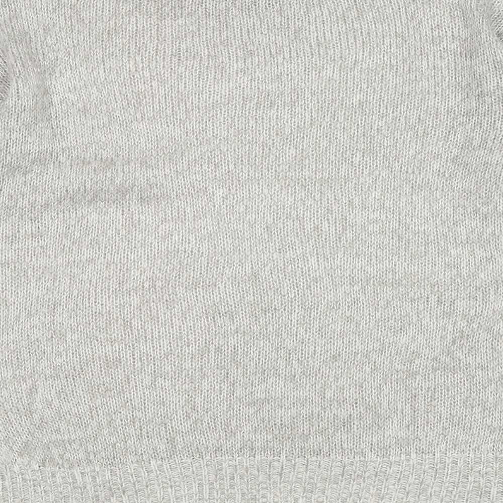 Womens UK Size S New Look Grey Pullover Jumper