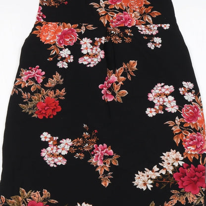 Womens UK Size 8 Cameo Rose Multicoloured Basic Blouse