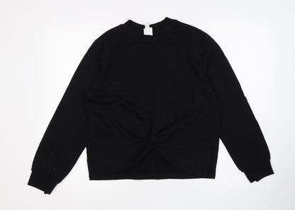 Womens UK Size S H&M Black Pullover Jumper