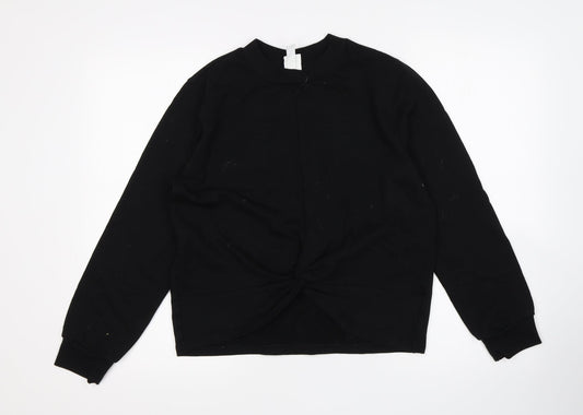 Womens UK Size S H&M Black Pullover Jumper