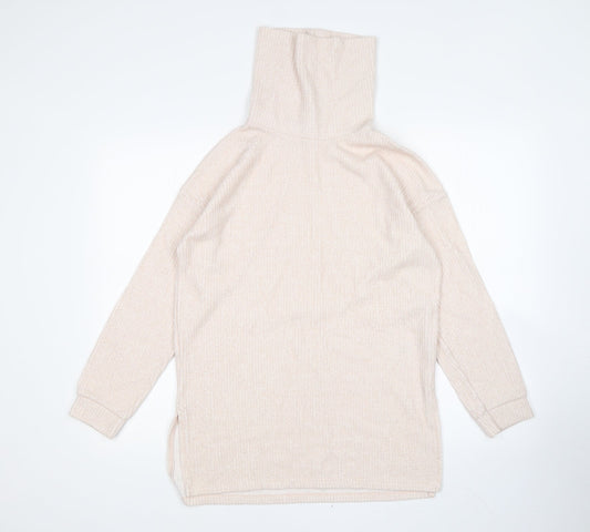 Womens UK Size S New Look Pink Pullover Jumper