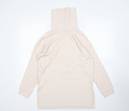 Womens UK Size S New Look Pink Pullover Jumper