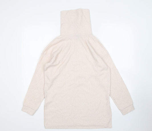 Womens UK Size S New Look Pink Pullover Jumper