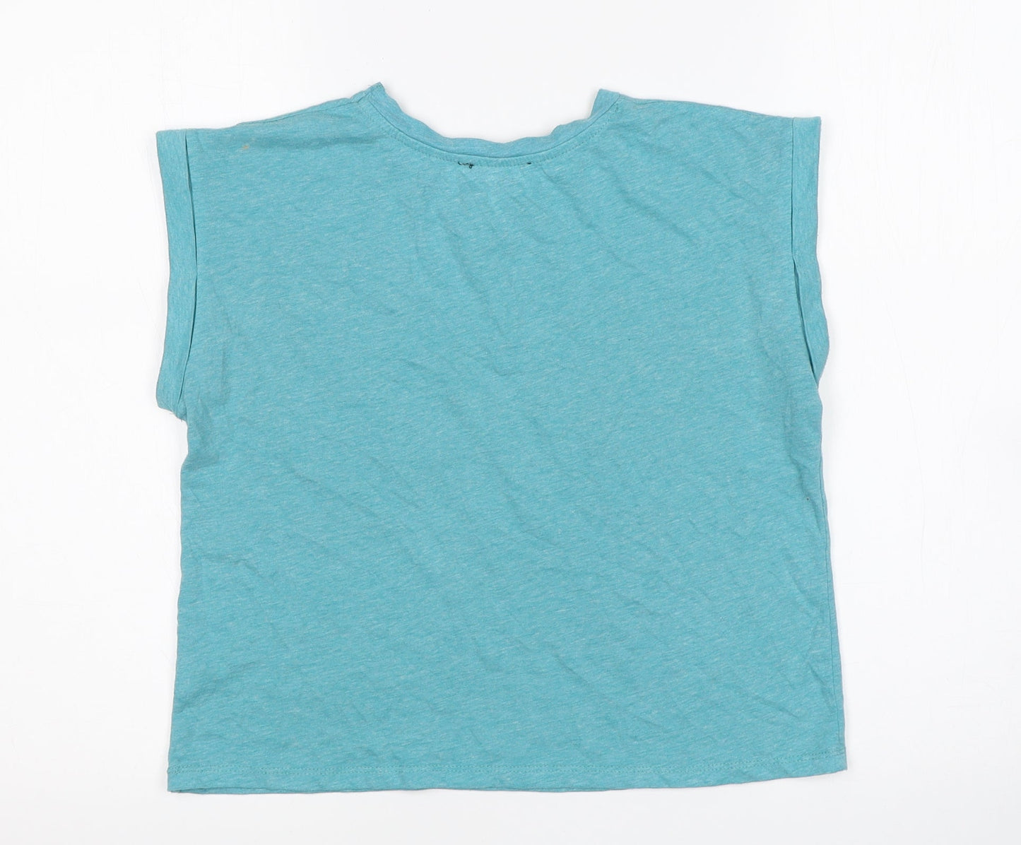Womens UK Size 6 Atmosphere Green Basic T-Shirt