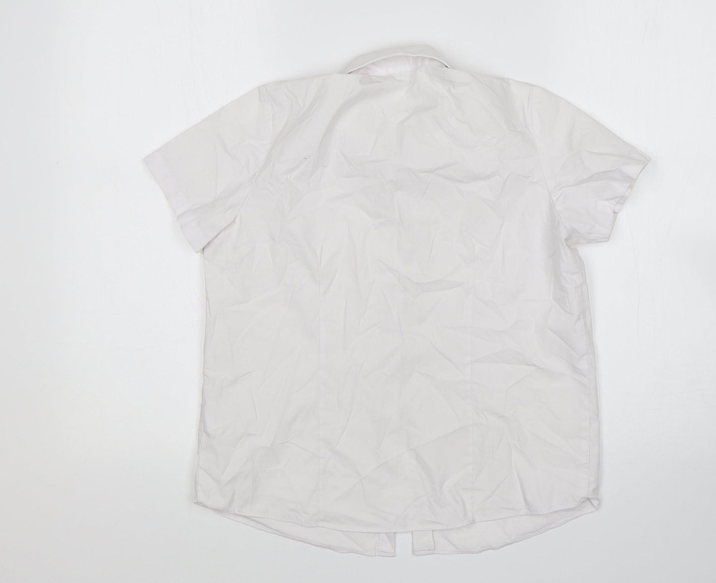 George Boys White   Basic Button-Up Size 10-11 Years