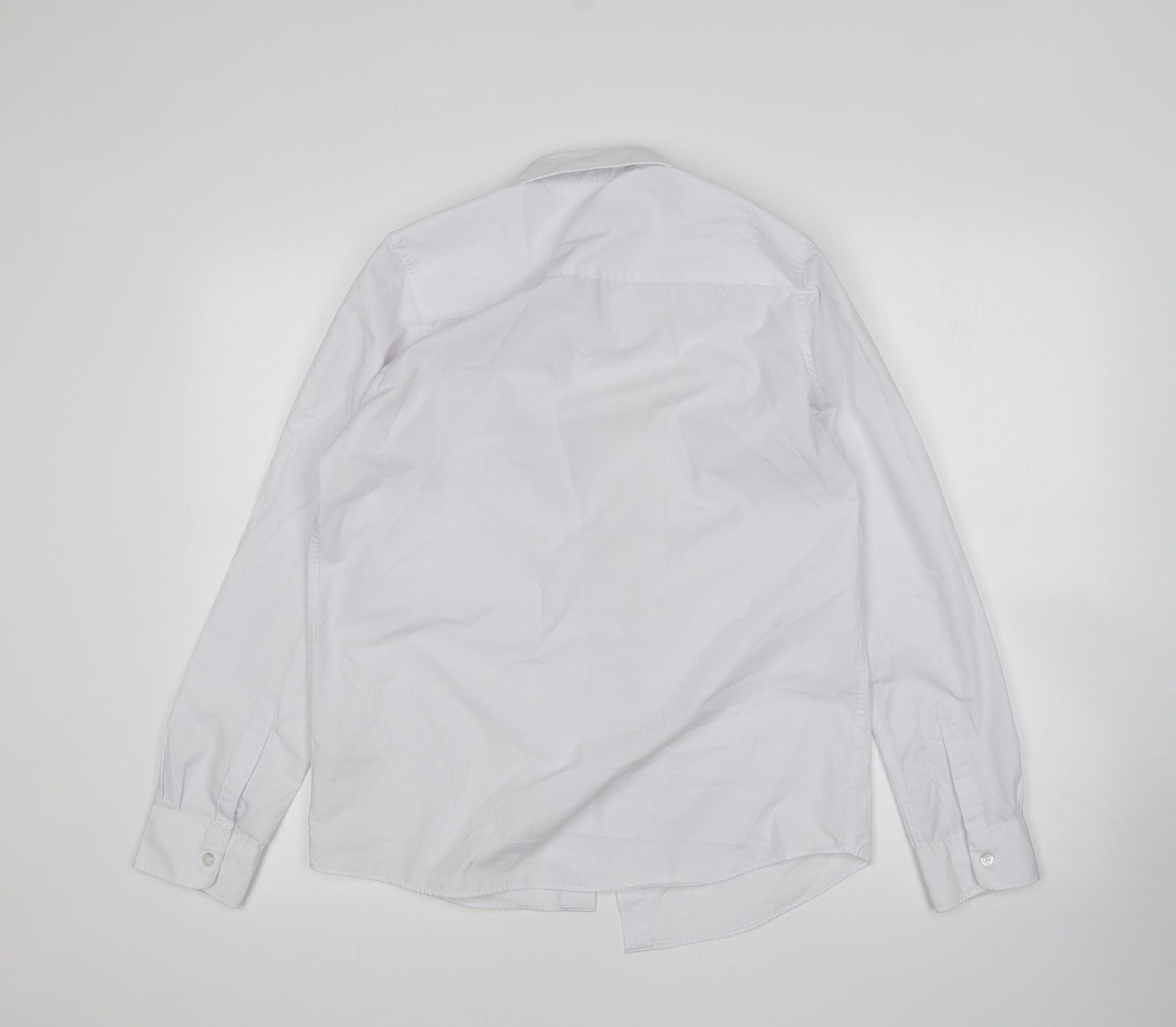 F&F Boys White   Basic Button-Up Size 13-14 Years  - School wear