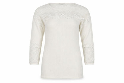 F&F Womens White   Pullover Jumper Size 8