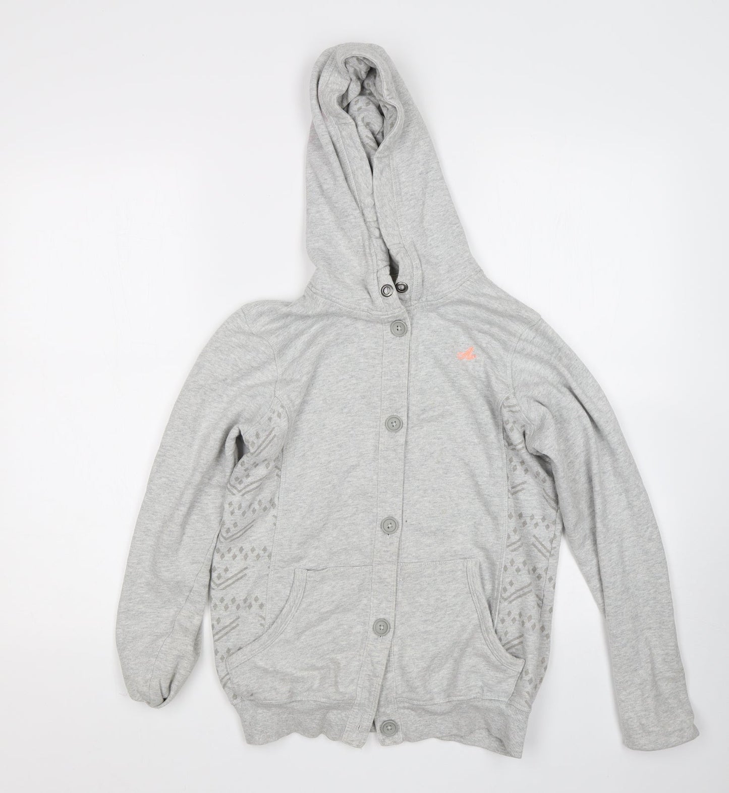 Womens UK Size 2XS M&S Grey Cardigan Jumper
