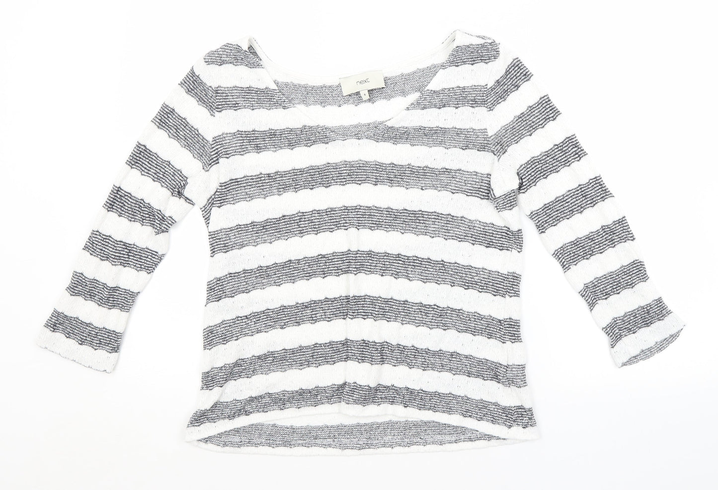 Womens UK Size 8 NEXT White Pullover Jumper